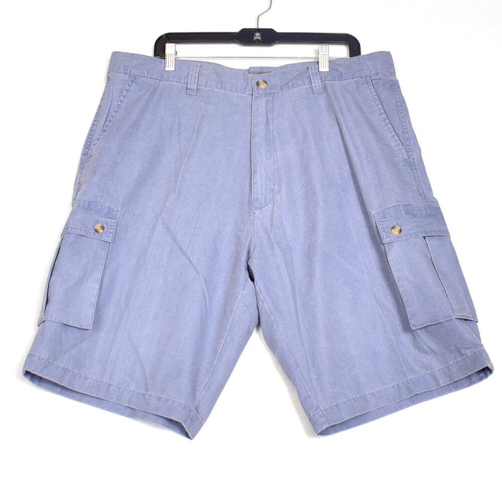 Siegfried Vintage Men's Cargo Shorts Size 38 Blue NWT